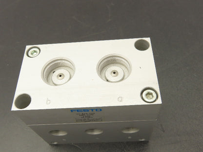 Festo 4690 U102 LC-5/4-1/4 Pneumatic Valve Body Block 116psi
