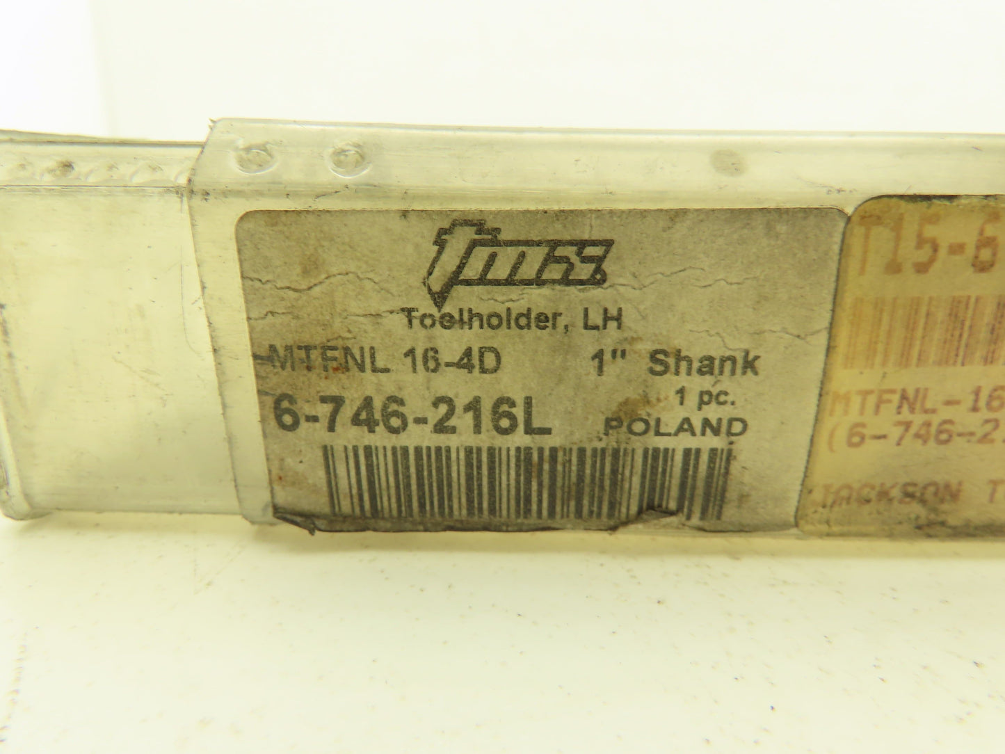 TMX MTFNL-16-4D Toolholder Connector Adapter Indexable 1"X1" Shank