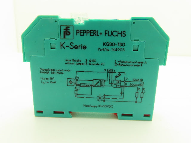 Pepperl Fuchs KG30-T30 Control Circuit Switching Amplifier