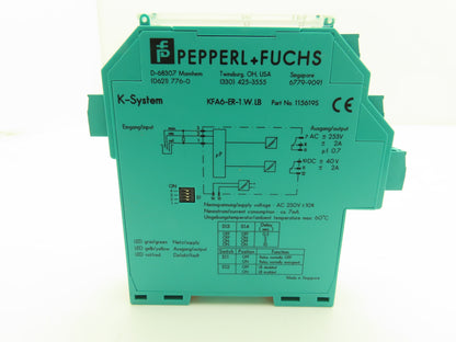Pepperl Fuchs KFA6-ER-1.W.LB Conductive Switch Amplifier