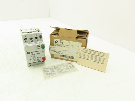 Allen Bradley 140-MN-0100 Manual Motor Starter 1.5Hp 600v 3Ph 0.63-1A Ser C