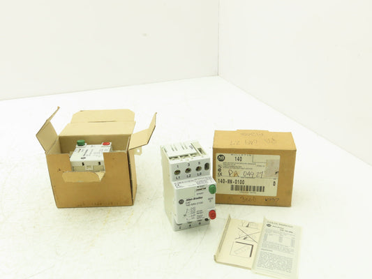 Allen Bradley 140-MN-0100 Manual Motor Starter 1.5Hp 600v 3Ph 0.63-1A Ser D