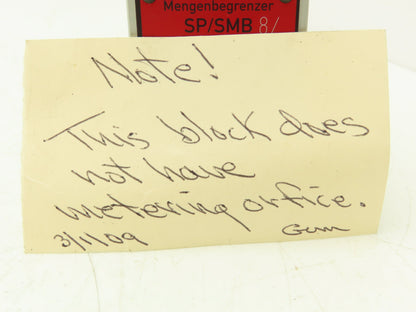 Vogel Mengenbegrenzer 24-1883-3005 SP/SMB8 Flow Limiter Block