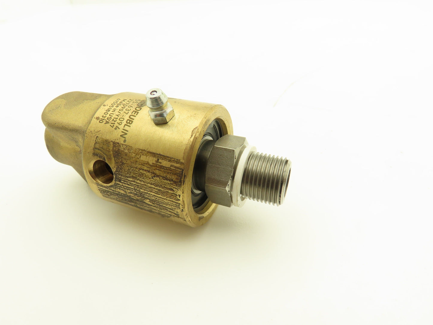 Deublin 55-637-094 Rotary Union 3/8"x3/8" NPT Forged Brass