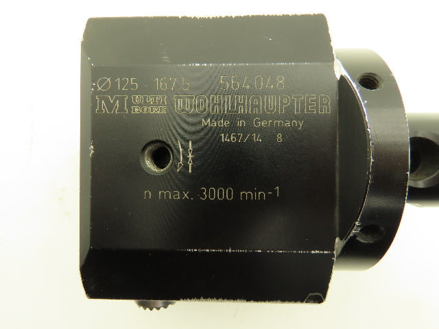 Wohlhaupter 564048 Precision Boring Tool Head DIGBAL, 125-167.5MM MVS80-36