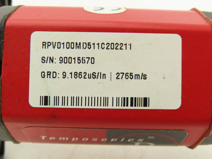 MTS Temposonics RP-V-0100M-D51-1-C202211 Linear Transducer Sensor 7.5"