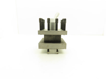 Lathe Milling Machine Tool Post Holder Hold Down 138mm X 138mm 12 Screw T-Slot