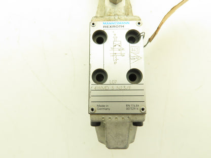 Rexroth 4WMD 5 N2.3/F Hydraulic 4/2 Directional Valve Manual Rotary Knob