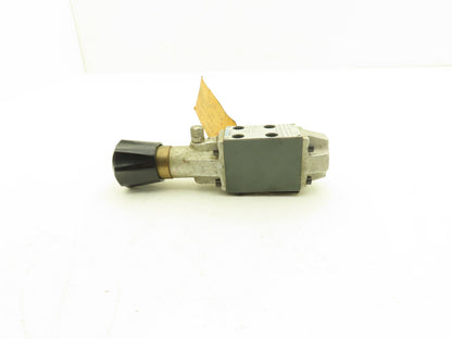 Rexroth 4WMD 5 N2.3/F Hydraulic 4/2 Directional Valve Manual Rotary Knob