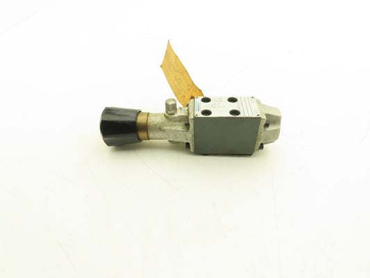 Rexroth 4WMD 5 N2.3/F Hydraulic 4/2 Directional Valve Manual Rotary Knob