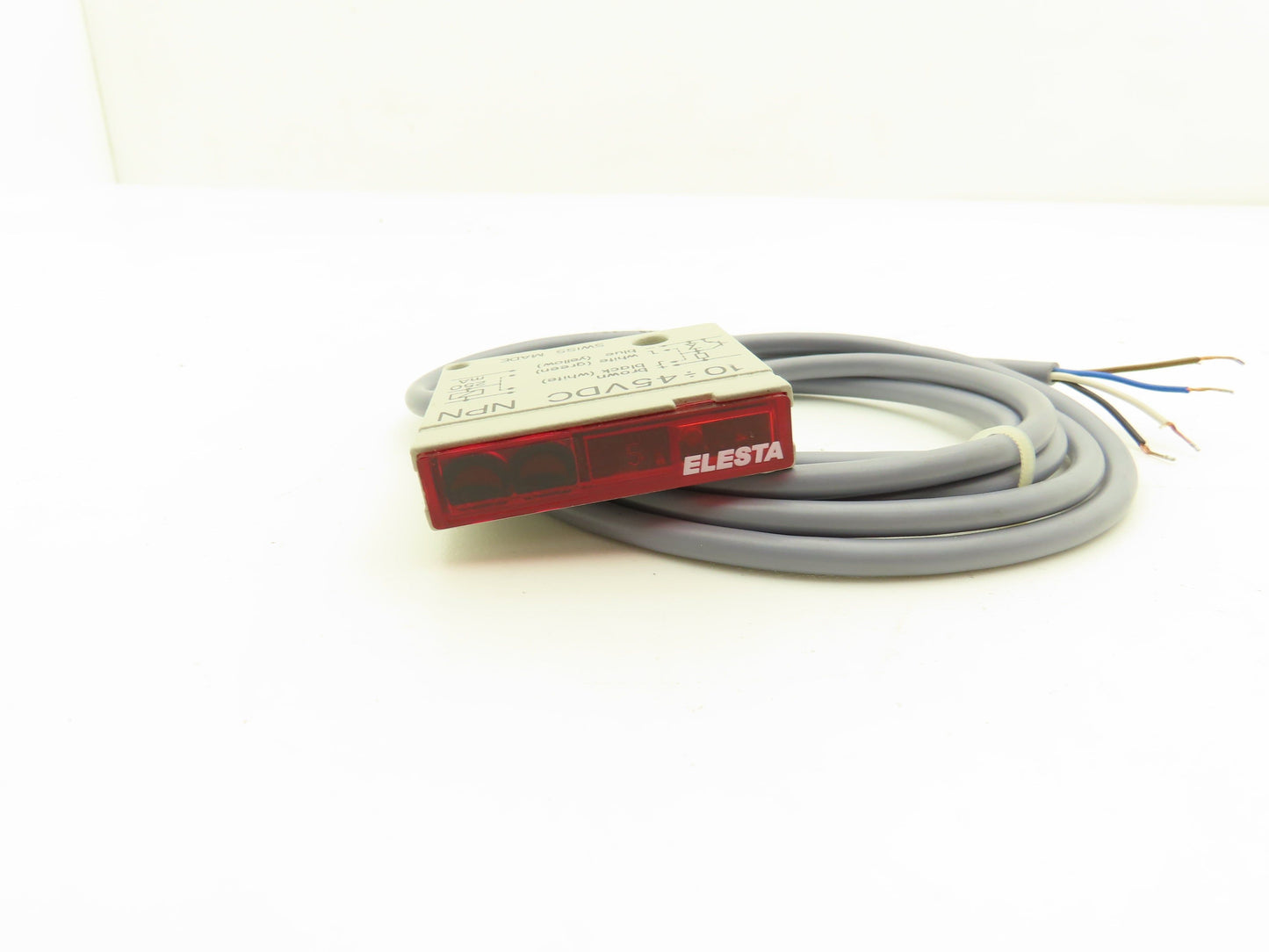 Elesta OLS 222 Through Beam Photoelectric sensor 7m Range 45vdc NPN