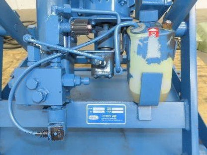 Hymo Hydraulic Scissor Lift Table 300kg 660lb 36" Travel 33x33" Swivel Top 1Ph