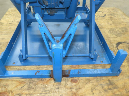 Hymo Hydraulic Scissor Lift Table 300kg 660lb 36" Travel 33x33" Swivel Top 1Ph