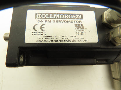 Kollmorgen AKM21E-ENCN2-00 Servo Motor .3kw 7000rpm 160VDC IP54 Class F
