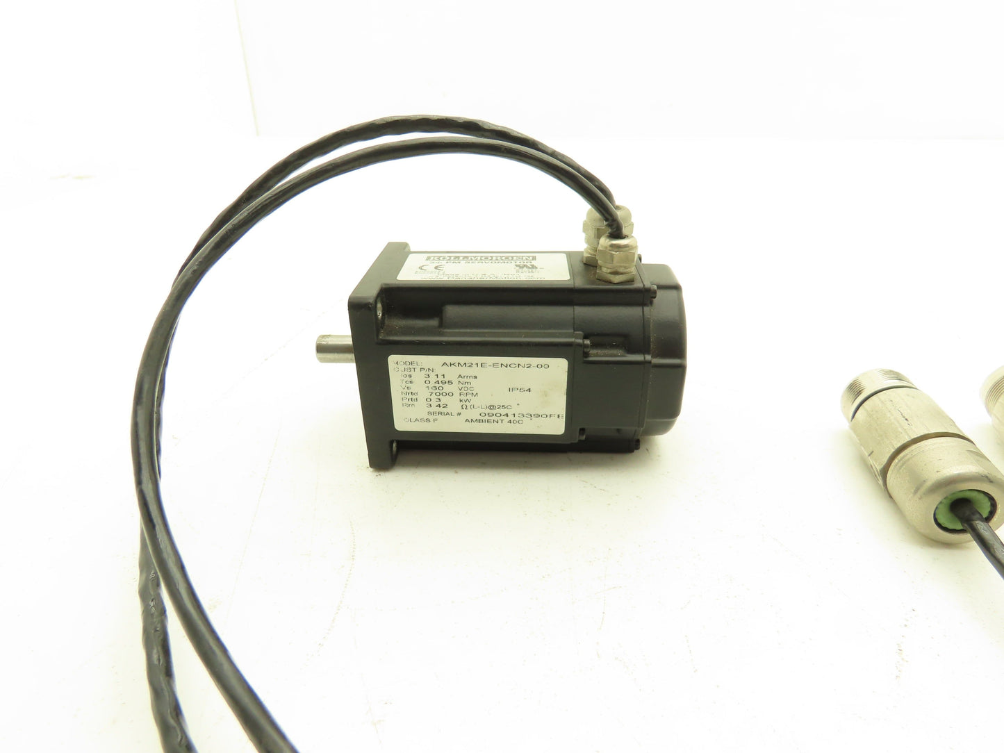 Kollmorgen AKM21E-ENCN2-00 Servo Motor .3kw 7000rpm 160VDC IP54 Class F