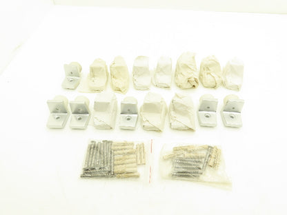 baubeschlage 2031.31 Door Stop Commercial Aluminum 2" X 2" L Bracket Lot of 16