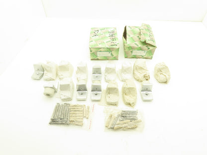 baubeschlage 2031.31 Door Stop Commercial Aluminum 2" X 2" L Bracket Lot of 16