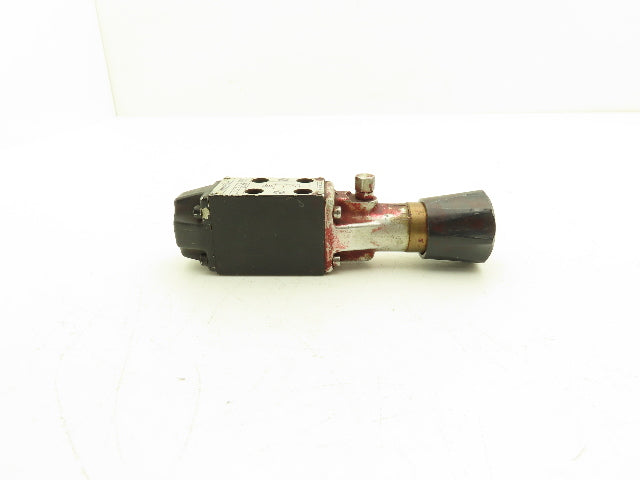 Rexroth HydroNorma 4WMD 5 N2.3/F Hydraulic Directional Valve Manual Rotary Knob