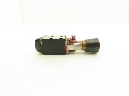 Rexroth HydroNorma 4WMD 5 N2.3/F Hydraulic Directional Valve Manual Rotary Knob