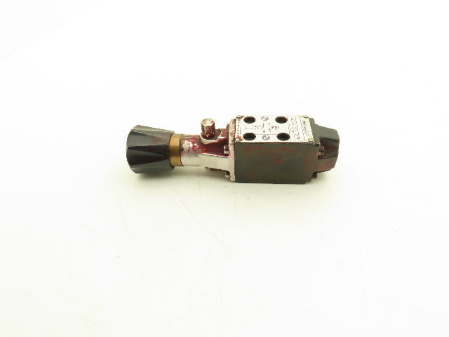 Rexroth HydroNorma 4WMD 5 N2.3/F Hydraulic Directional Valve Manual Rotary Knob