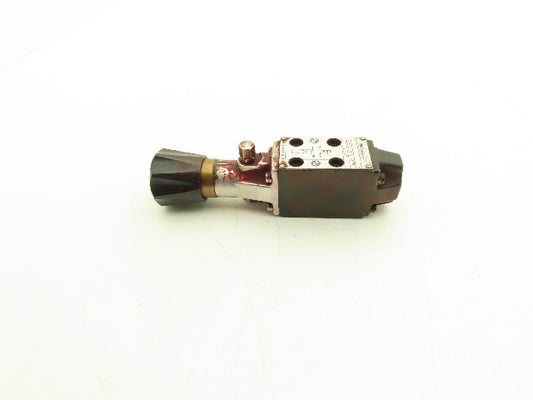 Rexroth HydroNorma 4WMD 5 N2.3/F Hydraulic Directional Valve Manual Rotary Knob