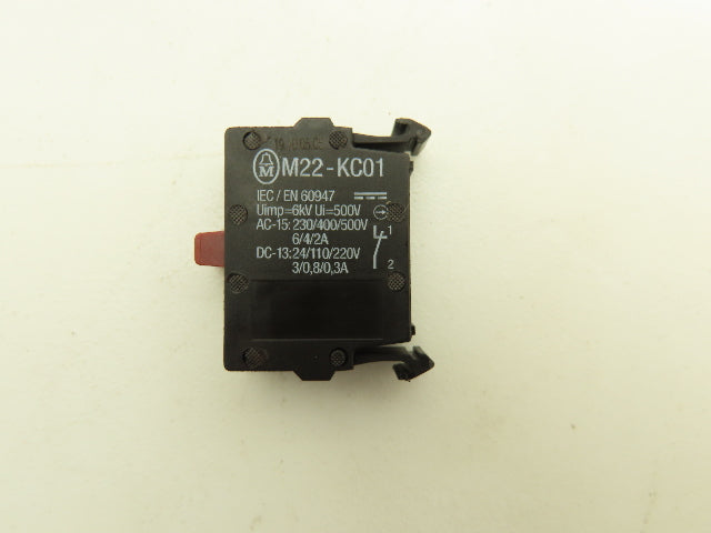 Moeller FAK-S/KC11/I Palm Switch NC Or NO Black Button 3.5" X 3.5" Door Opener