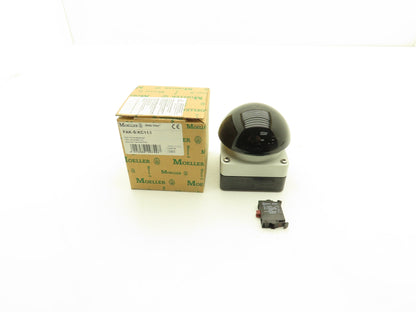 Moeller FAK-S/KC11/I Palm Switch NC Or NO Black Button 3.5" X 3.5" Door Opener