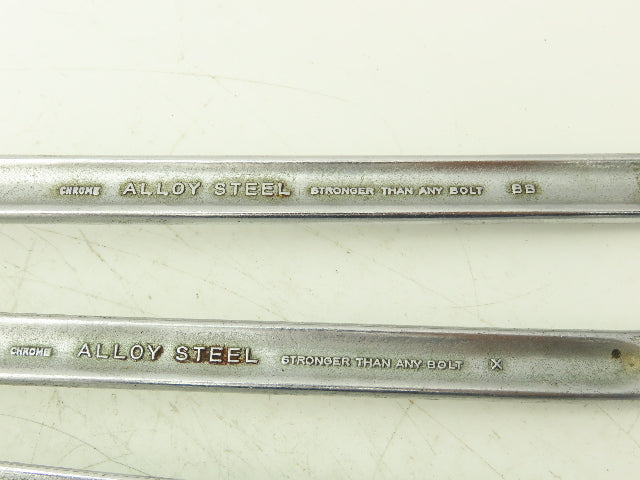 Stahlwille Stabil 20 22-11mm 12-Pt Deep Offset Box End Wrench Spanner Set of 4