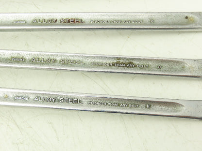 Stahlwille Stabil 20 22-11mm 12-Pt Deep Offset Box End Wrench Spanner Set of 4