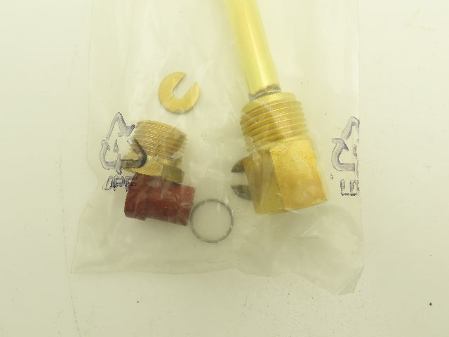 Danfoss 993N3569 Temperature Sensor Pocket Housing 1/2" Socket 7 3/16" Lot of 10