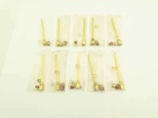 Danfoss 993N3569 Temperature Sensor Pocket Housing 1/2" Socket 7 3/16" Lot of 10