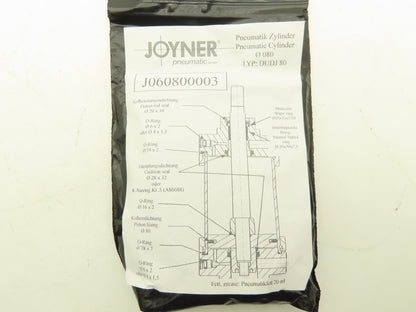 Joyner J060800003 Repair Rebuild Kit for Pneumatic Cylinder Lot of 5