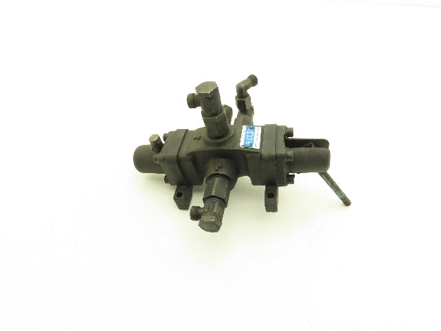 Langen VH1R12 Manual Hydraulic Directional Valve 3-Pos Lever