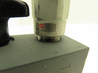 Herion BSP Hydraulic Directional Valve Block Cartridge Relief TUEV.SV.90-527