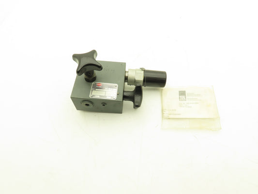 Herion BSP Hydraulic Directional Valve Block Cartridge Relief TUEV.SV.90-527