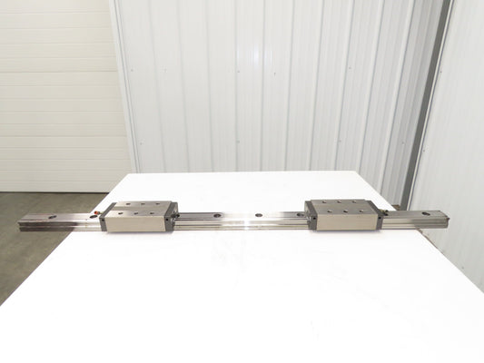 THK SVR 65LR Linear Bearing 2-Block Guide Rail 65mm x 1526mm 60"L