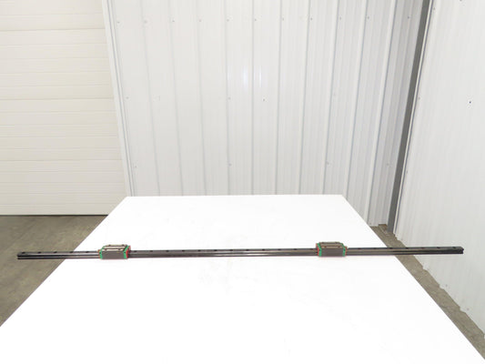 Hiwin HGH25 Linear Bearing 2-Block Guide Rail 25mm x 1670mm 65-3/4"L