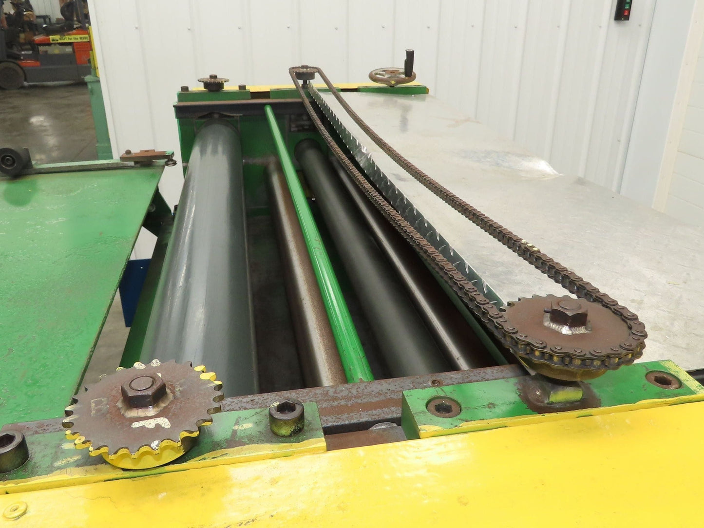 Sheet Metal Rollformer Straightener 3 Stand 49" Wide 3Hp 230/460V 3Ph