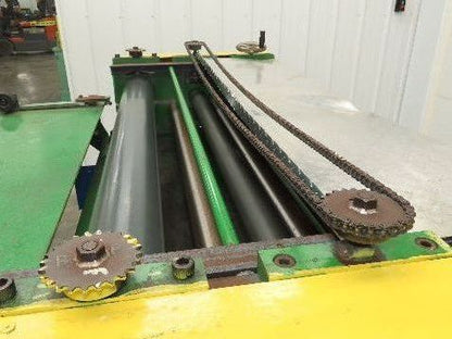Sheet Metal Rollformer Straightener 3 Stand 49" Wide 3Hp 230/460V 3Ph
