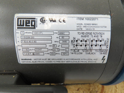 Finish Thompson DB7P-E-M226 Pump Sealless Mag Drive DB Series 115/208-230v 69GPM