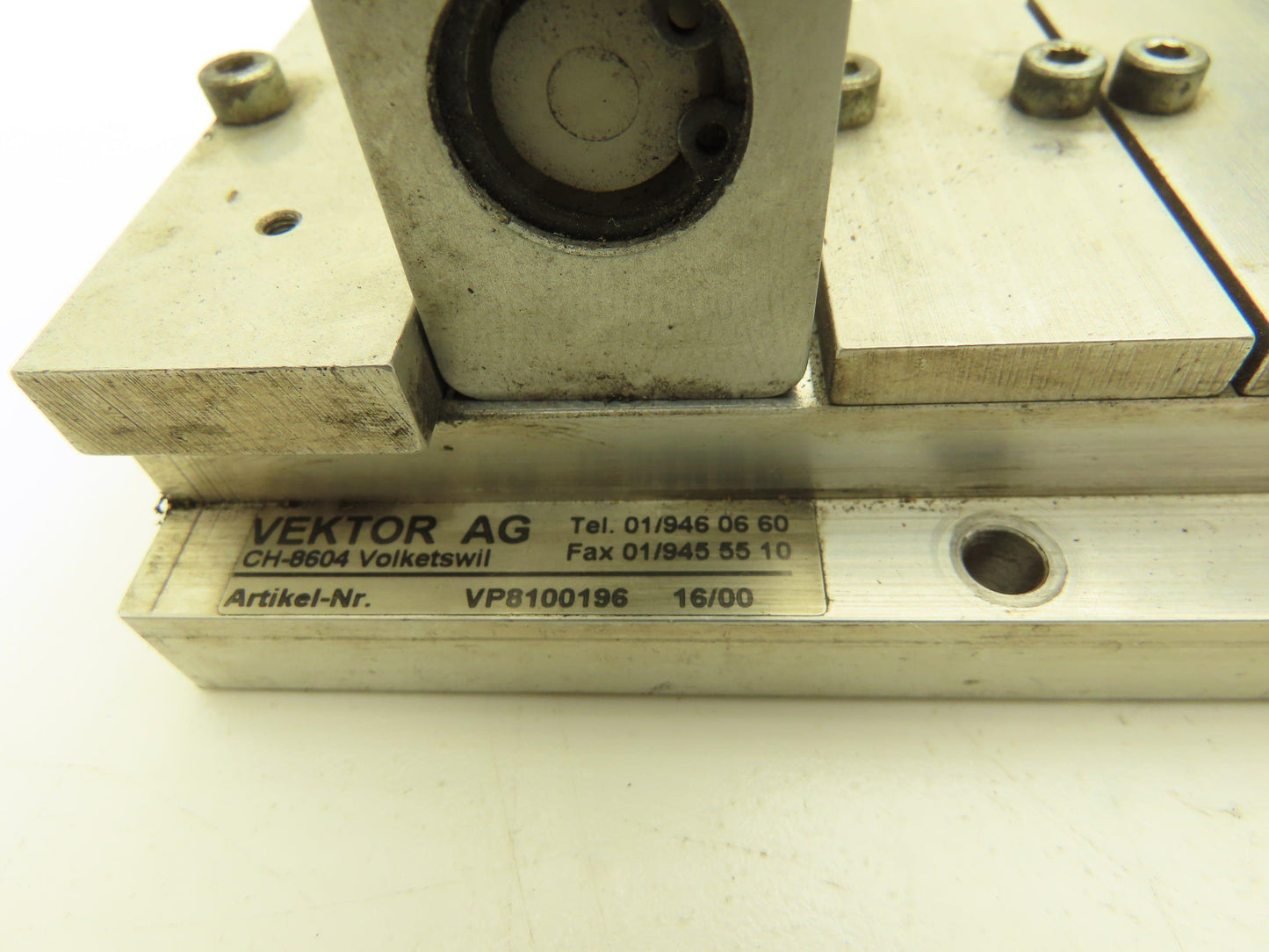 Vektor AG VP8100196 12-Station Manifold 24V Herion Pneumatic Solenoid Valves