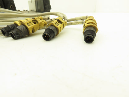 Vektor AG VP8100196 12-Station Manifold 24V Herion Pneumatic Solenoid Valves