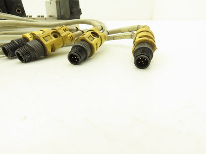 Vektor AG VP8100196 12-Station Manifold 24V Herion Pneumatic Solenoid Valves