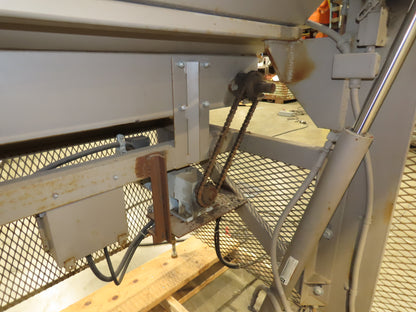 Allegheny Hydraulic Tote Tipper Paper Shredder Hopper Dump Feed Conveyor 460V