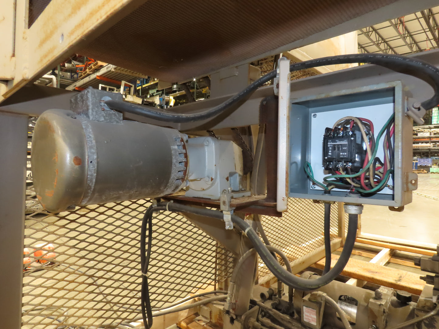 Allegheny Hydraulic Tote Tipper Paper Shredder Hopper Dump Feed Conveyor 460V