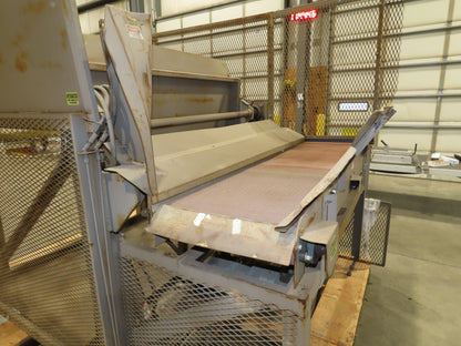 Allegheny Hydraulic Tote Tipper Paper Shredder Hopper Dump Feed Conveyor 460V