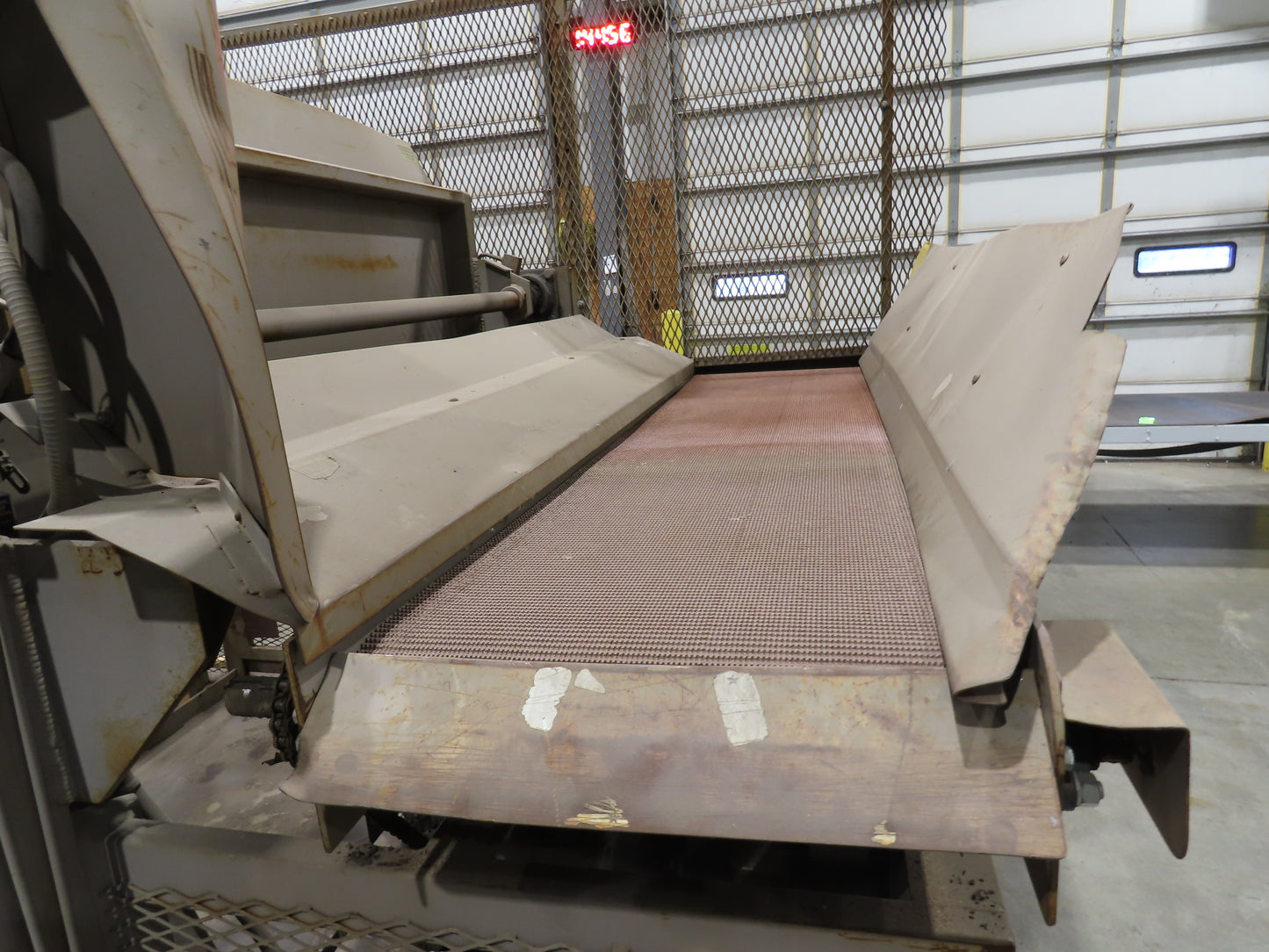 Allegheny Hydraulic Tote Tipper Paper Shredder Hopper Dump Feed Conveyor 460V