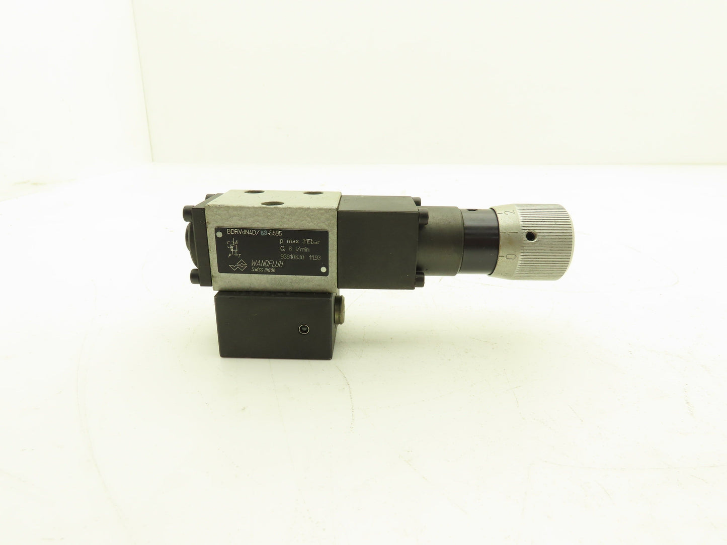 Wandfluh BDRVdN4D/63-S595 Manual Pressure Relief Valve 315bar Hydraulic
