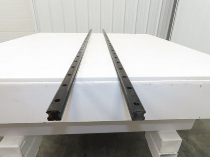 Hiwin Linear Guide Rail 25mm x 1670mm 65-3/4"L Lot of 2