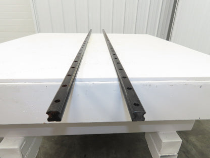 Hiwin Linear Guide Rail 25mm x 1670mm 65-3/4"L Lot of 2